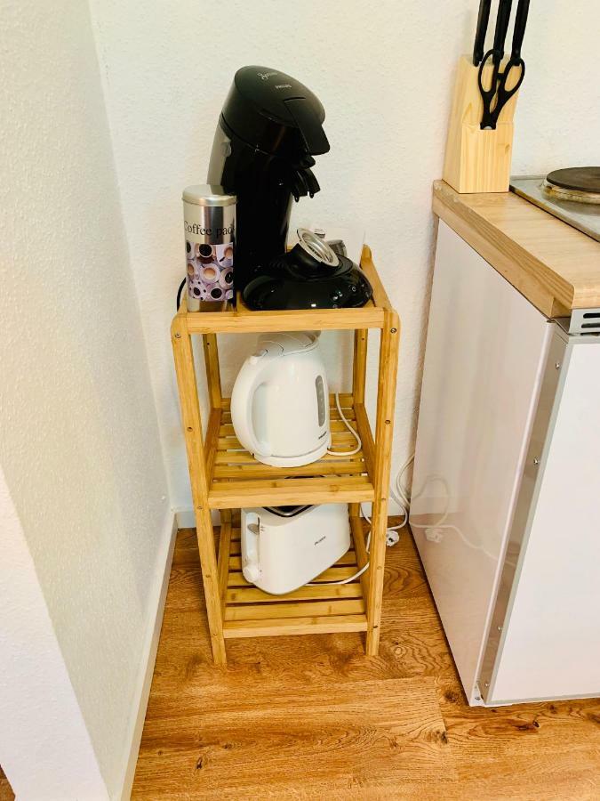 Direkte Uninaehe: Ferienwohnung Mit Grossem Doppelbett, Kuechenzeile Und Neu Renoviertem Badezimmer Homburg  Exterior photo